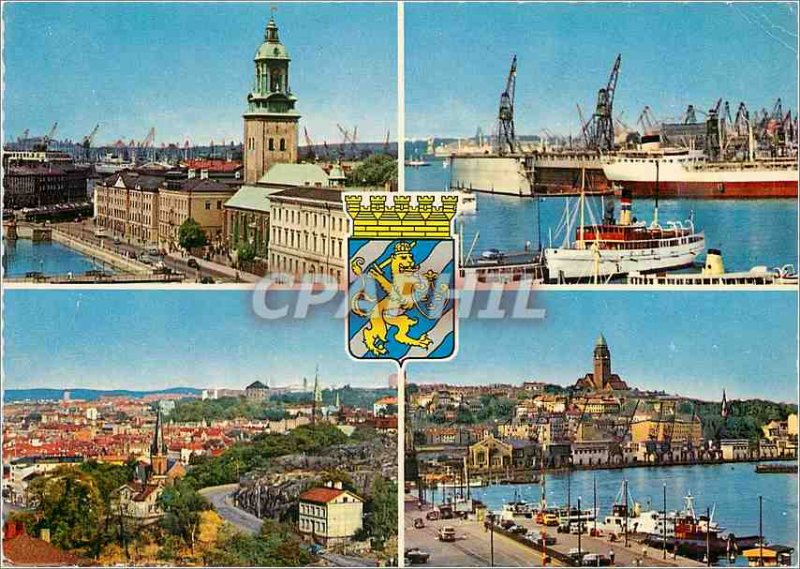 Postcard Modern Gothenburg Yacht