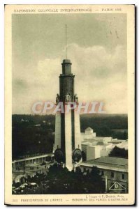 Postcard Old Colonial Exposition Internationale Paris the Army Participation ...