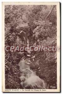 Postcard Old KERITY cascade tang of Danet