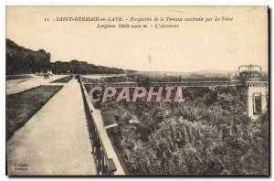 Old Postcard Saint Germain en Laye Terrace costruite the Perspective by Le No...