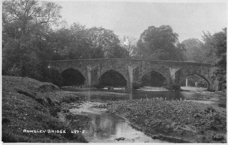 BR97704 rowsley bridge dania 499-5  uk real photo