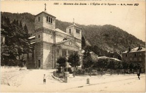 CPA Morez- Eglise et le Square FRANCE (1043602)