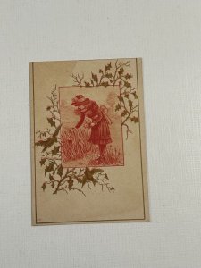 Victorian Trade Card Magic New Cresta Stove Henry Schell Myerstown PA Girl