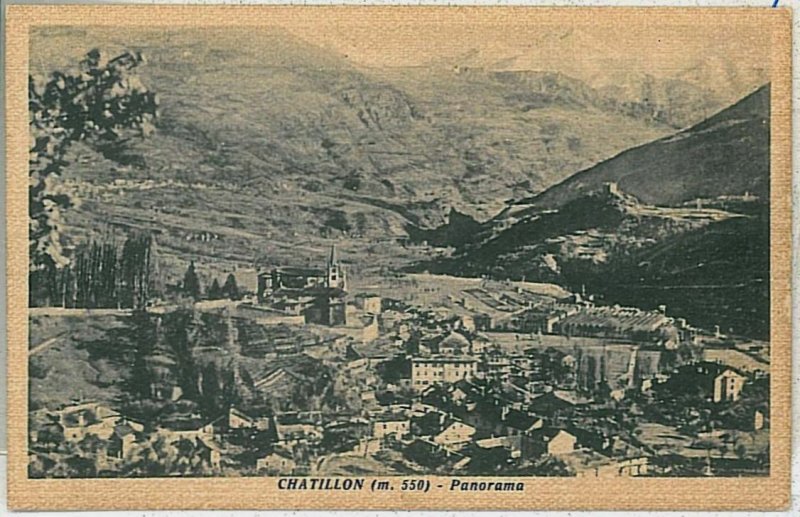 AOSTA province vintage postcard - Châtillon CHATILLON-