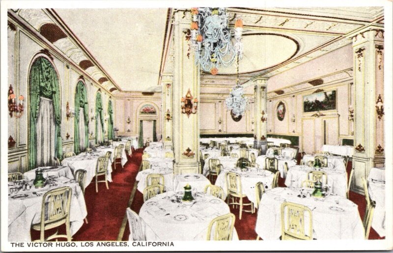 Postcard The Victor Hugo Restaurant in Los Angeles, California