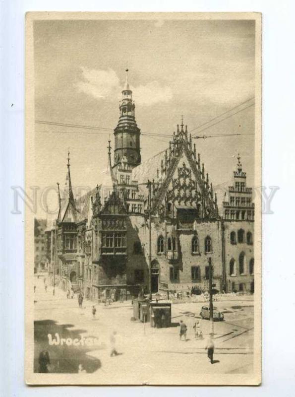 213667 POLAND WROCLAW Vintage photo postcard