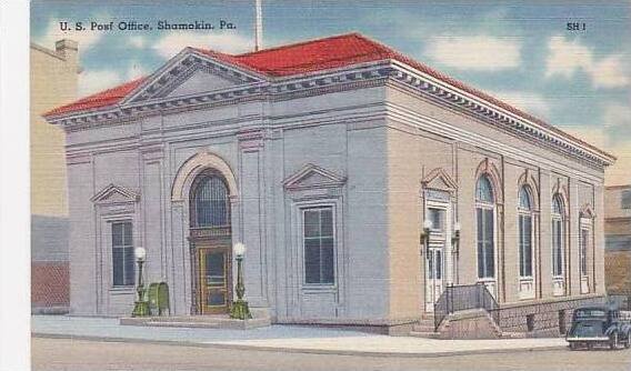 Pennsylvania Shamokin The U S Post Office