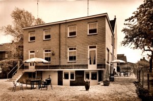 Netherlands B Mohr Van Aken Pension Boszicht Valkenburg Vintage RPPC 09.89