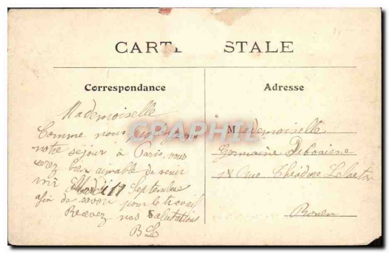 Old Postcard Paris Place des Vosges