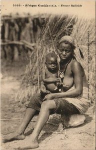 1088 pc Fortier woman malinkã senegal ethnic nude (a21381) 