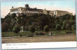 postcard Mexico City - Castle of Chapultepec