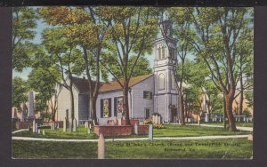 VA Richmond - Old St. John's Church (Broad and Twenty Fifth Streets) LINEN