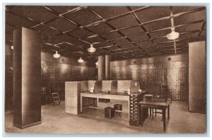 c1920's Central Bank Safe Deposit Vault Oakland California CA Antique Postcard
