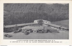 ELA , North Carolina , 1940s ; Lloyd's Motor Court & Restaurant