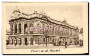 Belgie Belgium Antwerp Postcard The Old Royal Flemish Theater