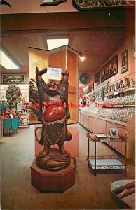 CA, São Francisco, Califórnia, Loja de Presentes do Capitão do Mar, Escultura em Madeira Ho Tai-