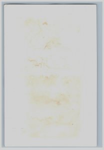 1880s-90s Victorian Christmas Card Peasant Girl & Bird *C