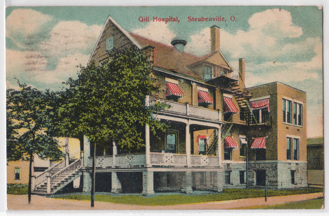 Gill Hospital, Steubenville OH United States Ohio Other, Postcard / HipPostcard