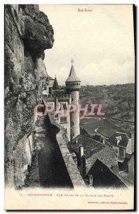 Old Postcard Lot Rocamadour View from Mary's house