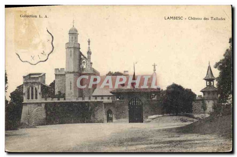 Postcard Old Lambsec Chateau des Taillades