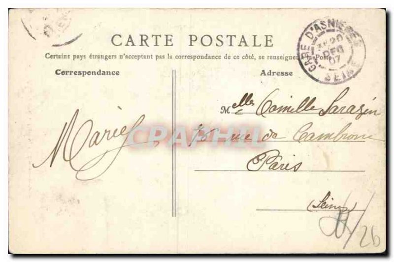 Postcard Old Dog souveteur Asnieres Barry