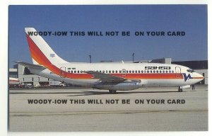 ac300 - SAHSA ( Honduras ) Boeing 737-2T5 at Miami - postcard