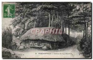 Old Postcard Ermenonville Cambane JJ Rousseau