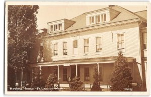 Hostess House RPPC Fort Lawton, WA Army Post Seattle 1953 Vintage Postcard