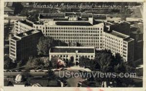 University of Michigan Hospital Ann Arbor MI 1952