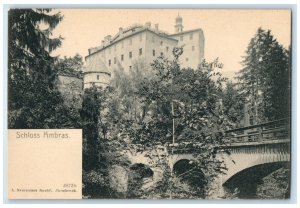 c1905 Bridge Near Ambrass Castle Innsbruck Austria Unposted Antique Postcard