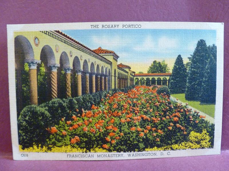 Old Postcard Lot: Franciscan Monastery Washington, DC