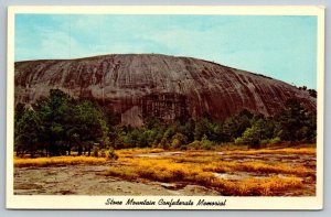 Confederate Memorial Stone Mountain  Georgia  Postcard