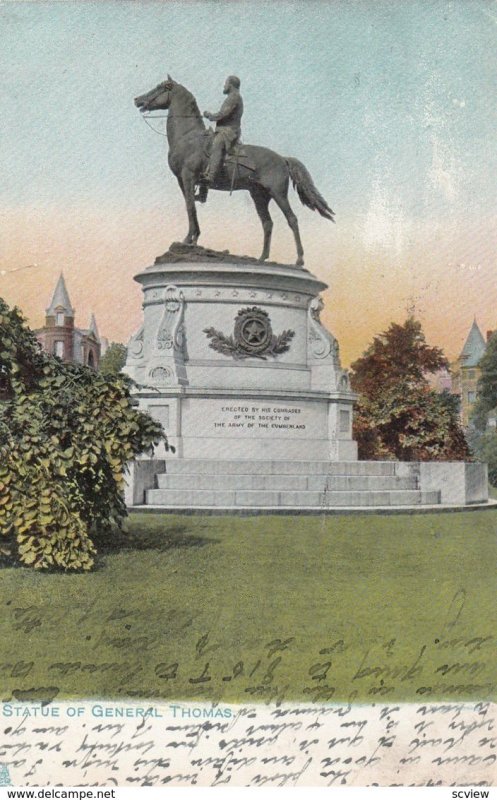 WASHINGTON , D.C. , 1901-07 ; Statue of General Thomas