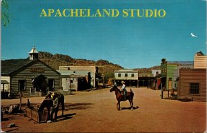 Postcard Apacheland Movie Motion Picture Television Film Studio Lot Arizona~13