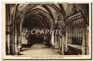 Postcard Abbey Of Saint Wandrille In Cloitre Sink