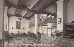 MONTERREY N L MEXICO~LOBBY DEL HOTEL MONTERREY-1940s REAL PHOTO POSTCARD