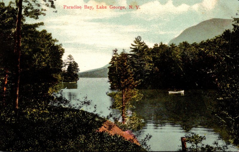 New York Lake George Paradise Bay 1909