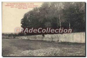 Postcard Old War In Lorraine Xermamenil The Du Chateau Park