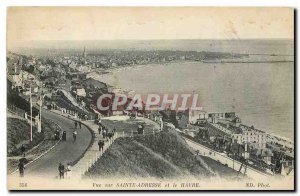 Old Postcard View Sainte Adresse and Havre