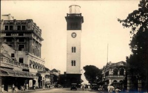 Colombo Ceylon Sri Lanka Queen St. Unused c1950 Postcard