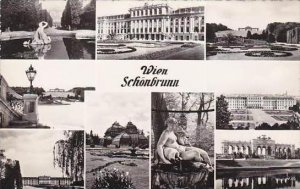 Austria Vienna Schoenbrunn Multi View Real Photo