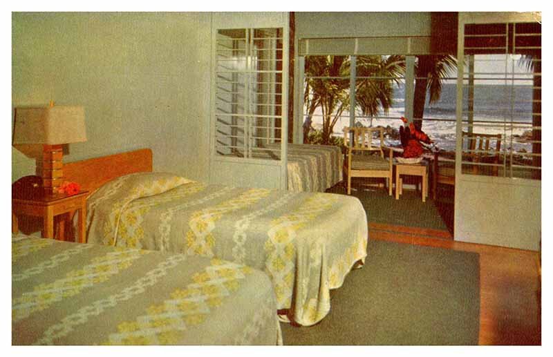 Postcard HOTEL SCENE Kailua Hawaii HI AU5857