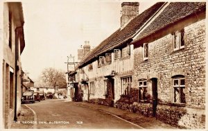 ALFRISTON SUSSEX ENGLAND-THE GEORGE INN~1955 PHOTO POSTCARD