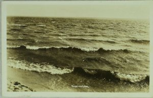 C. 1937 RPPC Hippins Lake Vintage Postcard F29