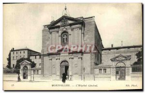 Old Postcard Montpellier L Hopital General