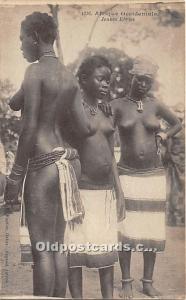 Afrique Occidentale Jeunes Ebries African Nude Unused 