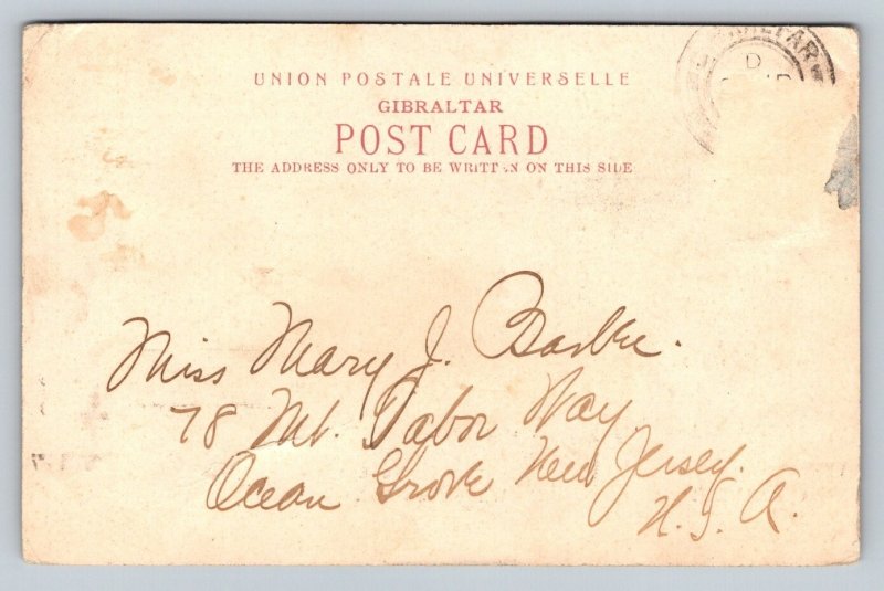 Gibraltar  The Whale Jaw's Arch  Postcard