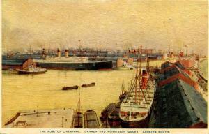 UK - England. Port of Liverpool Docks     *Artist: James S Mann