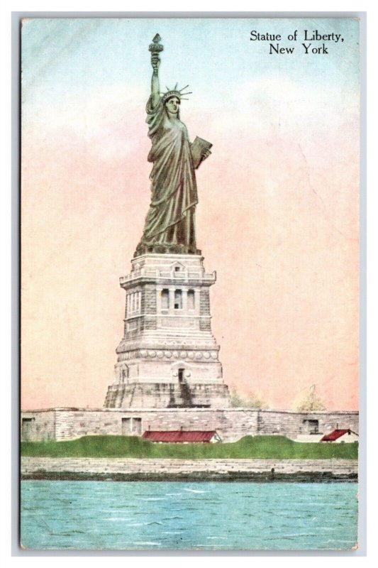 Statue of Liberty New York City NY NYC UNP Unused DB Postcard H26