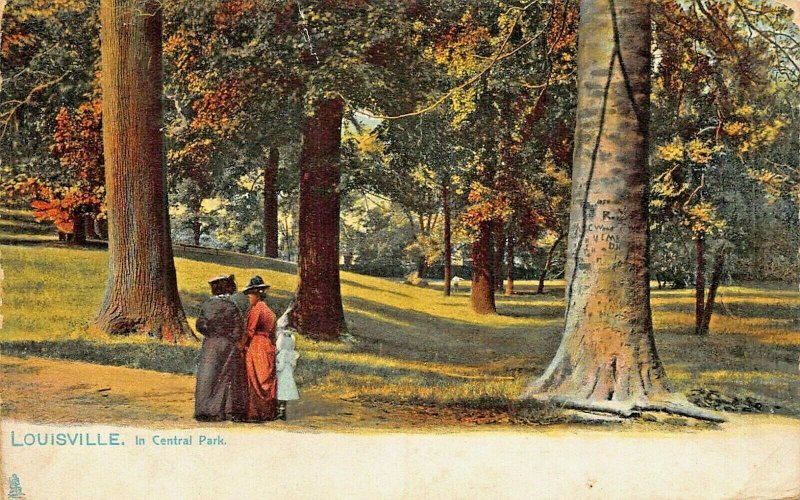 LOUISVILLE KENTUCKY~IN CENTRAL PARK~1909 TUCK SERIES POSTCARD